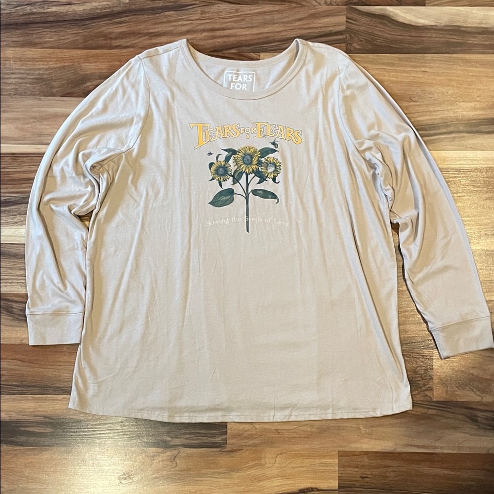 NWOT Torrid Tears for Fears long sleeve tee shirt size 2 2x 18 20